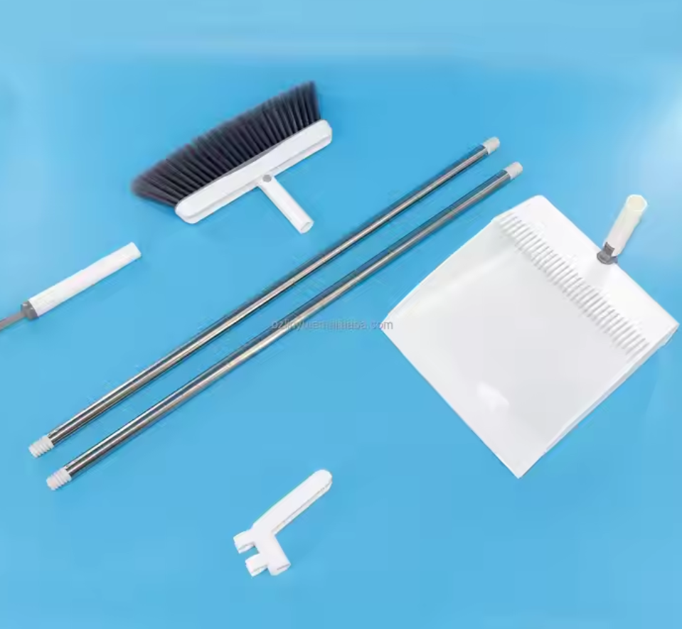 New Design Magic Broom Set Household Cleaning with Windproof Long Handle and Pet Dustpan Bristle Material and Fiber Broom Head
