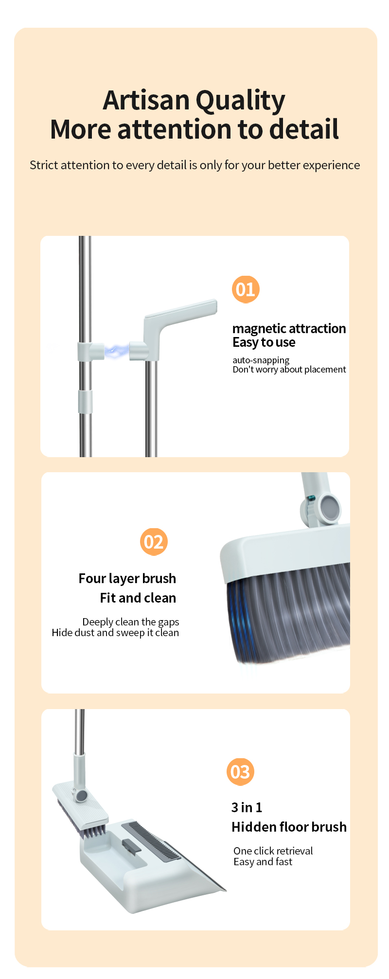 broom set dustpan and broom