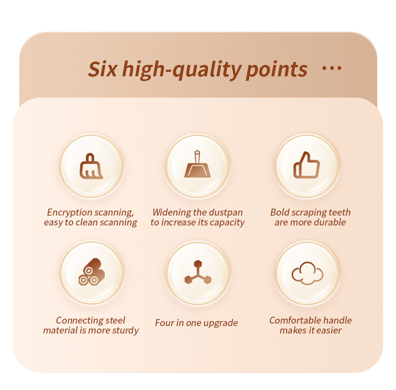 4 in 1 broom set and dustpan