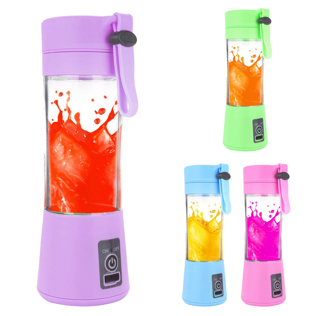 Portable USB Electric Fruit Juicer Handheld Vegetable Juice Maker 