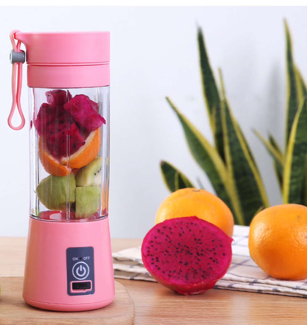 Portable USB Electric Fruit Juicer Handheld Vegetable Juice Maker 