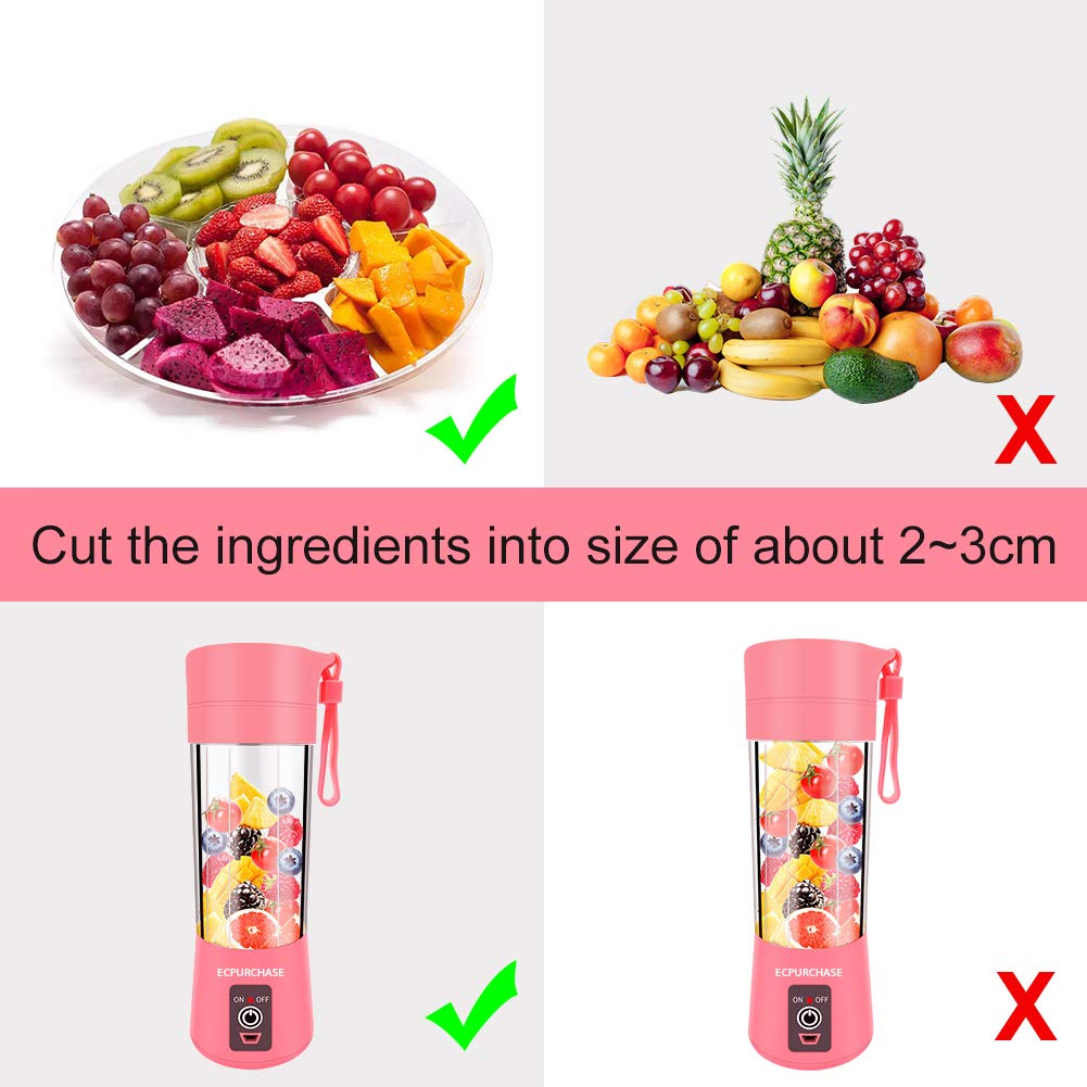 Portable USB Electric Fruit Juicer Handheld Vegetable Juice Maker 