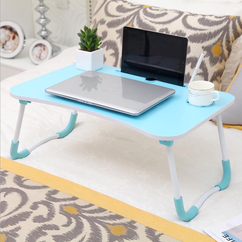 Foldable small table dormitory study desk lazy home portable
