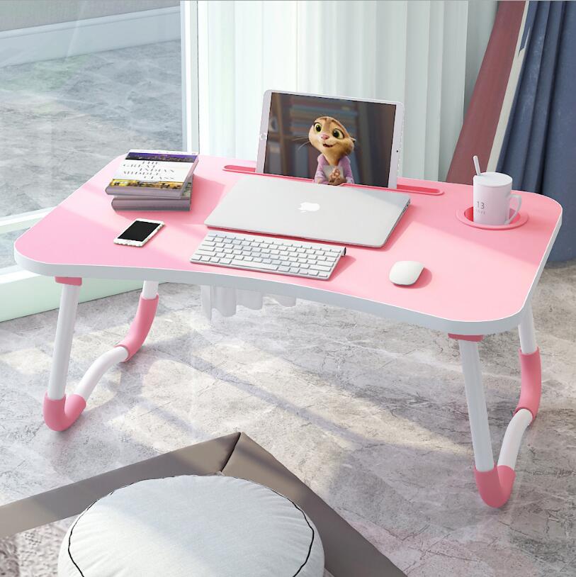 Foldable small table dormitory study desk lazy home portable
