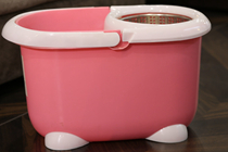 KXY-QQ cute spin mop magic mop bucket