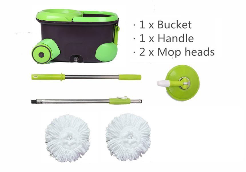 KXY-MT Deluxe Spin mop with wheels  