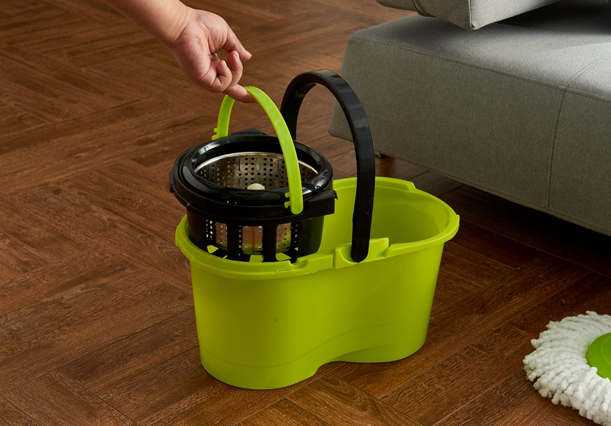 KXY-XFT Spin Mop with Removable basket