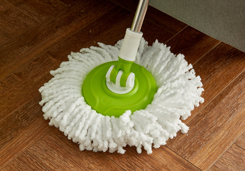 KXY-XFT Spin Mop with Removable basket