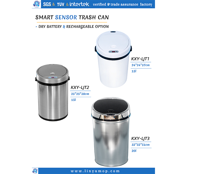The latest research and development of smart sensor trash can