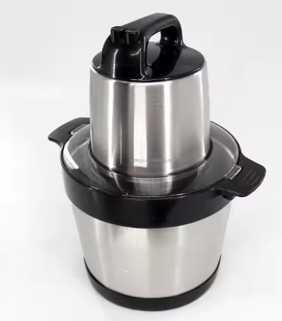In Stock 6L 1500W Silver Crest Pure Copper Electric Meat Grinder Household Yam Pounder and Pounding Mincer Fufu Machine