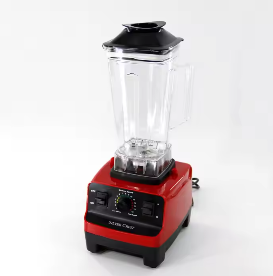 2-in-1 Commercial Portable Electric Blender with Double Cup for Ghana and Nigeria Silver Crest 2-Jar Blender for Household Use