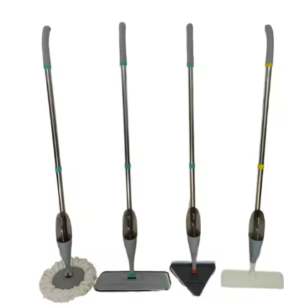 Microfiber Flat Mop with Swivel Head & Extensible Handle Home Water Spray Product