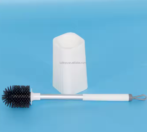 Flexible Silicone and PP Bathroom Cleaning Brushes Toilet Brushes for Effective Cleaning